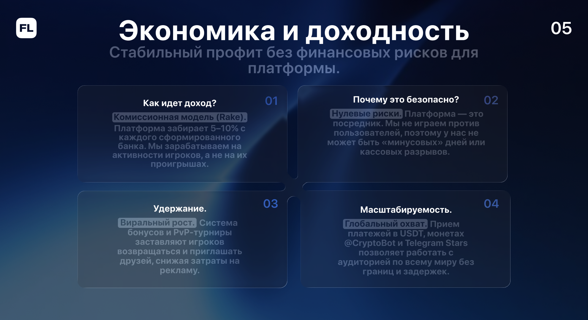 Economy and Profitability